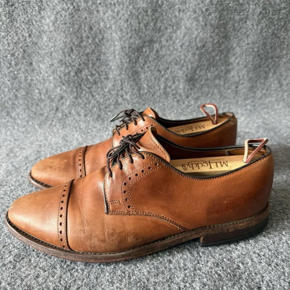 Allen Edmonds Clifton Cap Toe Oxfords Size 8 D in Walnut Brown Leather